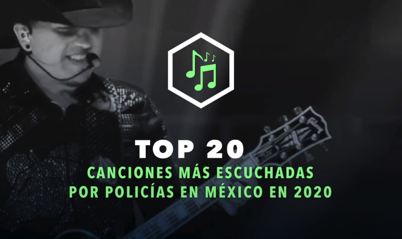 Top 20: Canciones más escuchadas por policías en México en 2020